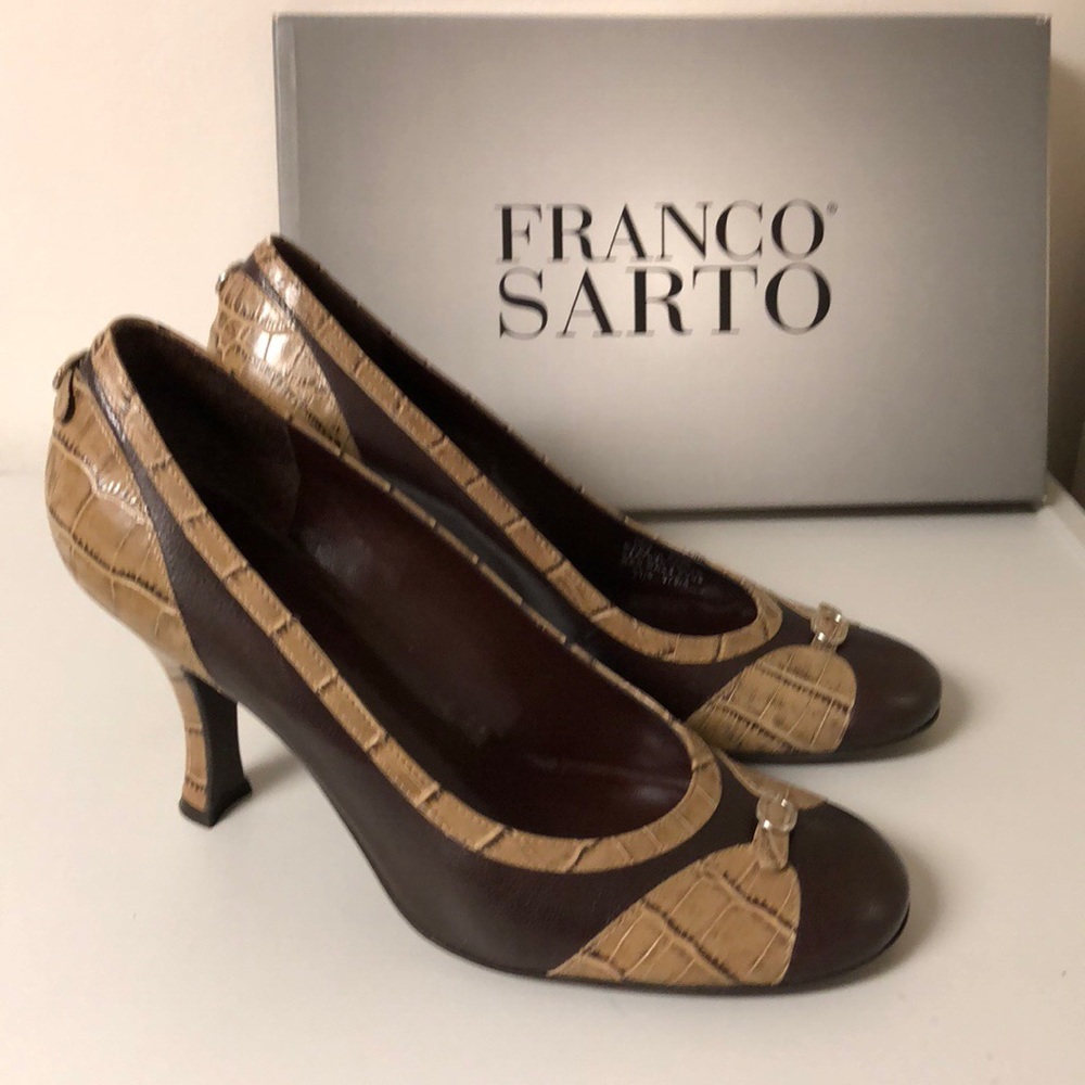 Franco Sarto Women’s Brown Heels Size 8.5 M